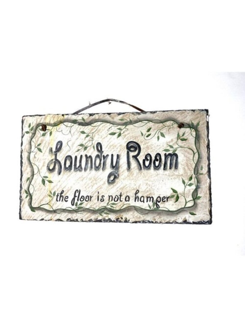 Rectangular Slate Laundry Room Sign - Picture 3 of 11